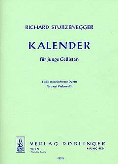 Richard Sturzenegger: Kalender für junge Cellisten