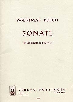 Waldemar Bloch: Sonate