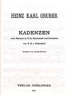 Heinz Karl Gruber: Kadenzen