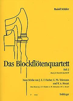 Rudolf Schäfer: Das Blockflötenquartett Band 3