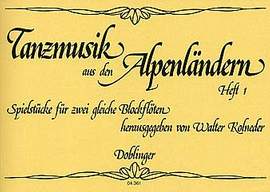 Kolneder: Tanzmusik Aus Alpenlandern 1