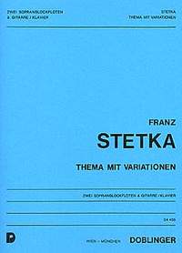 Franz Stetka: Thema mit Variationen C-Dur