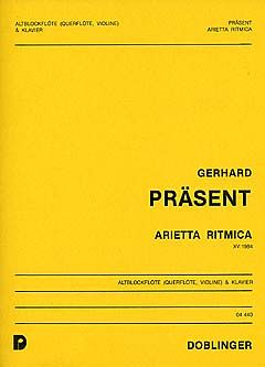 Präsent Gerhard: Arietta ritmica