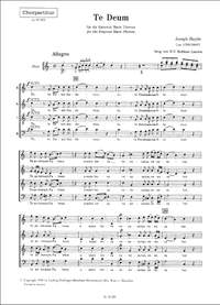 Franz Joseph Haydn: Te Deum Für Die Kaiserin Marie Therese C-Dur