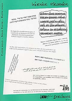 Werner Pirchner: Anstatt eines Denkmals...