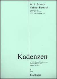 Wolfgang Amadeus Mozart: Kadenzen Zu Mozarts Flötenkonzerten