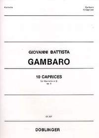 Giovanni Battista Gambaro: 10 Caprices