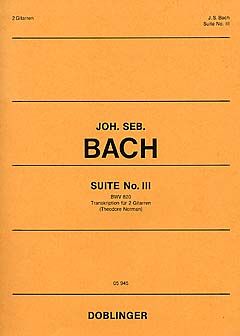 Johann Sebastian Bach: Suite Nr.3 Bwv820