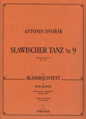 Antonín Dvořák: Slawischer Tanz Nr. 9 op. 72/1