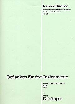 Rainer Bischof: Gedanken op. 34 (1992)