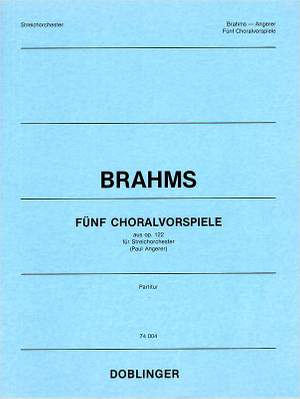 Johannes Brahms: 5 Choralvorspiele