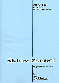 A. Uhl: Klein Concerto Clarinet Viola And Piano
