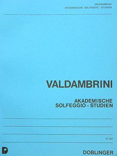 Francesco Valdambrini: Akademische Solfeggio-Studien