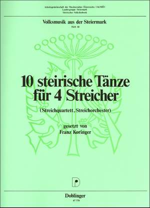 Volksmusik Aus Der Steiermark Heft 10