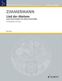 Zimmermann, B A: Lied der Abelone