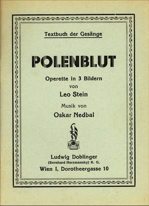 Oskar Nedbal: Polenblut