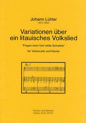 Luetter, J: Variations on a Lithuanian Folk song