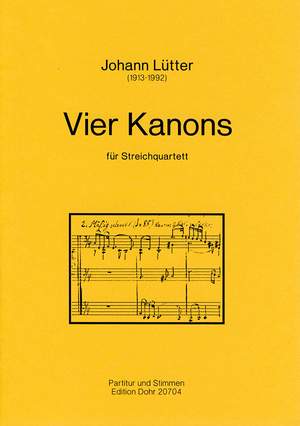 Luetter, J: Four Canons