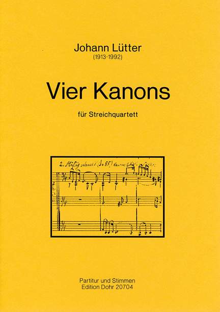 Luetter, J: Four Canons