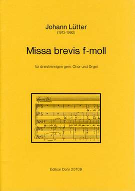 Luetter, J: Missa brevis in F Minor F minor