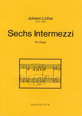 Luetter, J: Sechs Intermezzi