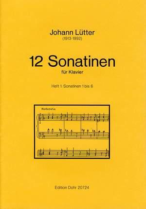 Luetter, J: 12 Sonatinas Vol. 1
