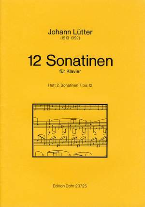 Luetter, J: 12 Sonatinas Vol. 2