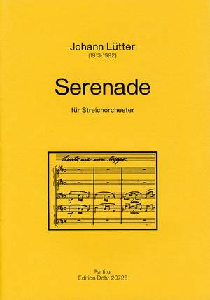 Luetter, J: Serenade