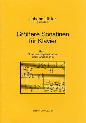 Luetter, J: Larger Sonatinas Vol. 1