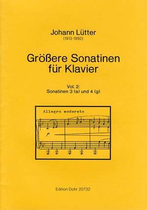 Luetter, J: Larger Sonatinas Vol. 2