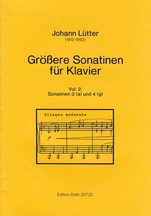 Luetter, J: Größere Sonatinen Vol. 2