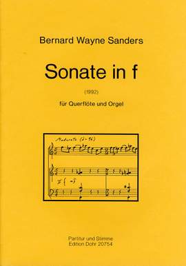 Sanders, B W: Sonata in F