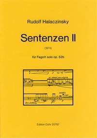 Halaczinsky, R: Sentences II