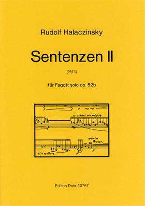 Halaczinsky, R: Sentences II