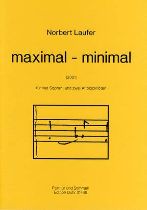 Laufer, N: maximal - minimal