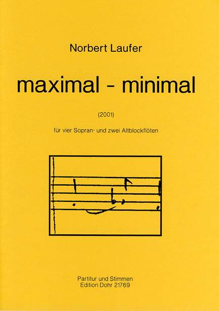 Laufer, N: maximal - minimal