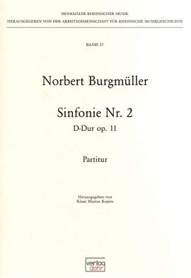 Burgmueller, N: Sinfonie No.2 D-Dur D major op.11
