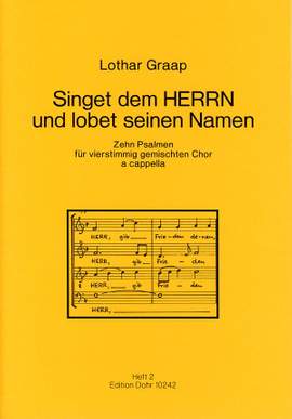 Graap, L: Singet dem Herrn und lobet seinen Namen Heft 2