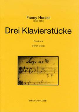 Hensel, F: Drei Klavierstücke