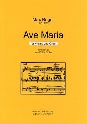 Reger, M: Ave Maria A Major op. 63/7
