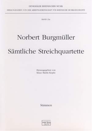 Burgmueller, N: Complete String Quartets Vol. 23a