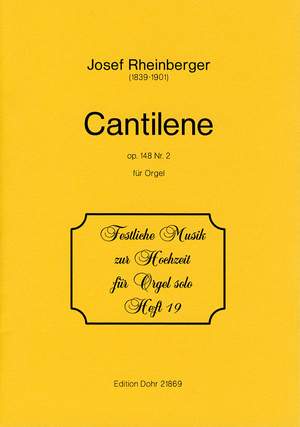 Rheinberger, J G: Cantilène op. 148/2 19