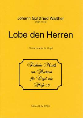 Walther, J G: Lobe den Herren
