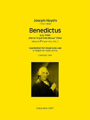 Haydn, J: Benedictus B flat major hob.XXII,7