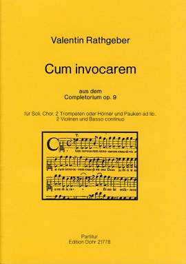 Rathgeber, J V: Cum invocarem op. 9