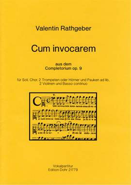 Rathgeber, J V: Cum invocarem op. 9