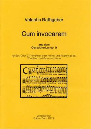 Rathgeber, J V: Cum invocarem op. 9