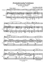 Wuellner, F: 22 Variations on a theme of Franz Schubert op. 39 Product Image