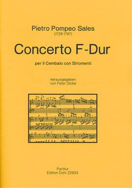 Sales, P P: Concerto per il Cembalo Principale con Stromenti F Major F major
