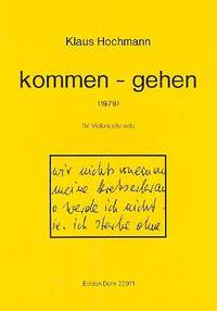 Hochmann, K: kommen - gehen